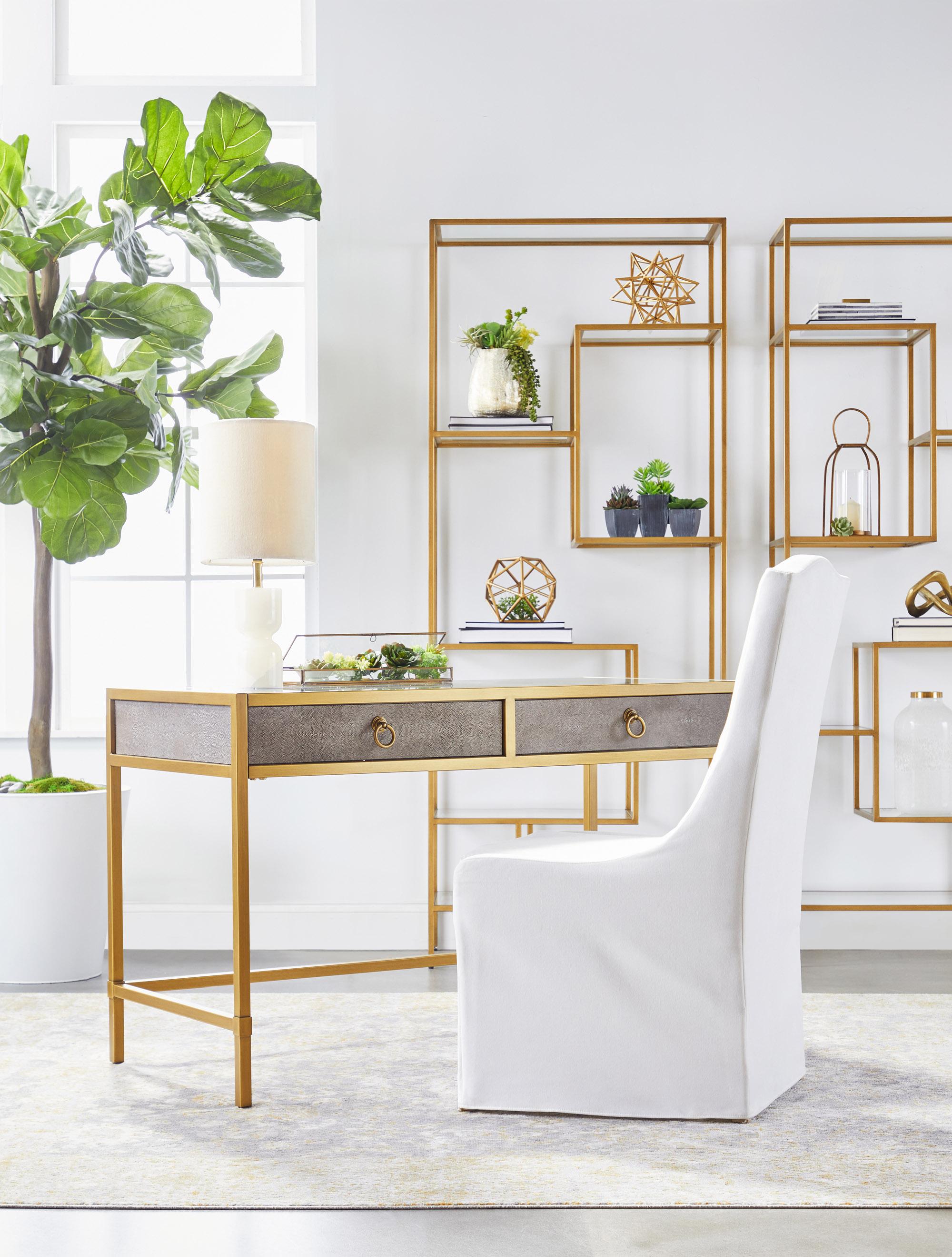 Strand Shagreen Desk, by Essentials for Living, 49" width x 31.5" height x 24" depth View 9