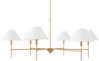Vaglio Chandelier, by Surya, 42" length x 42" width x 26" height thumbnail