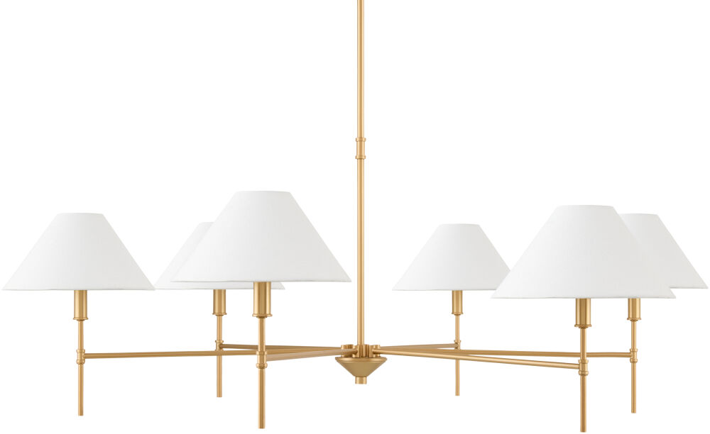 Vaglio Chandelier, by Surya, 42" length x 42" width x 26" height