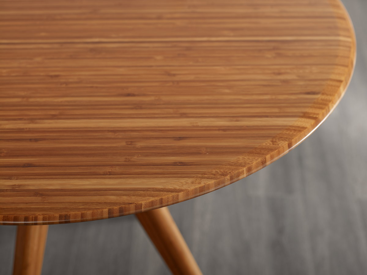 Sitka 36' Round Dining Table, Amber, by Greenington, 36" length x 36" width x 29.5" height View 6