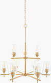 Yueva Chandelier, by Surya, 31" length x 31" width x 35" height thumbnail