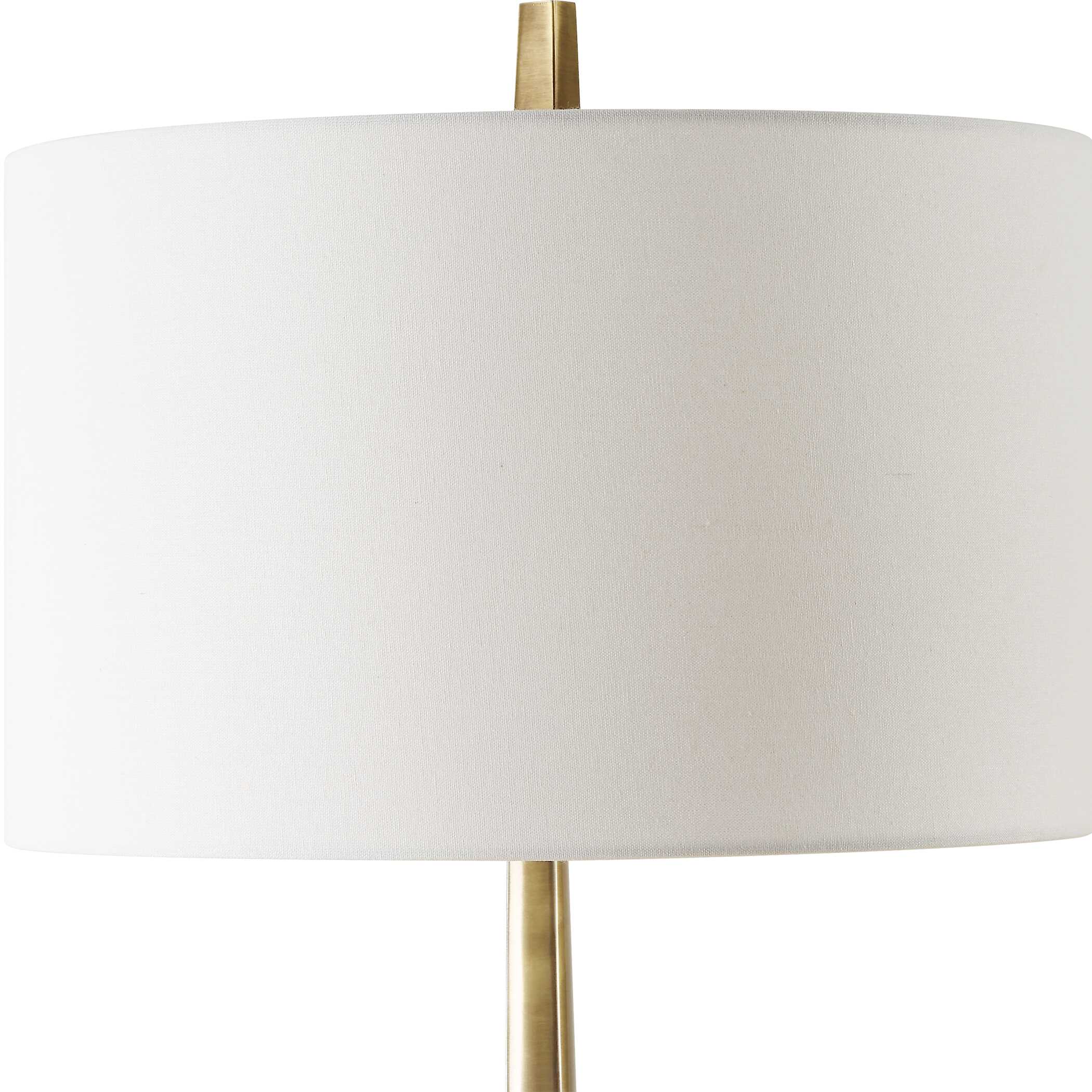 Suranne Antique Brass Table Lamp, by Uttermost, 16" width x 35.25" height x 16" depth View 6