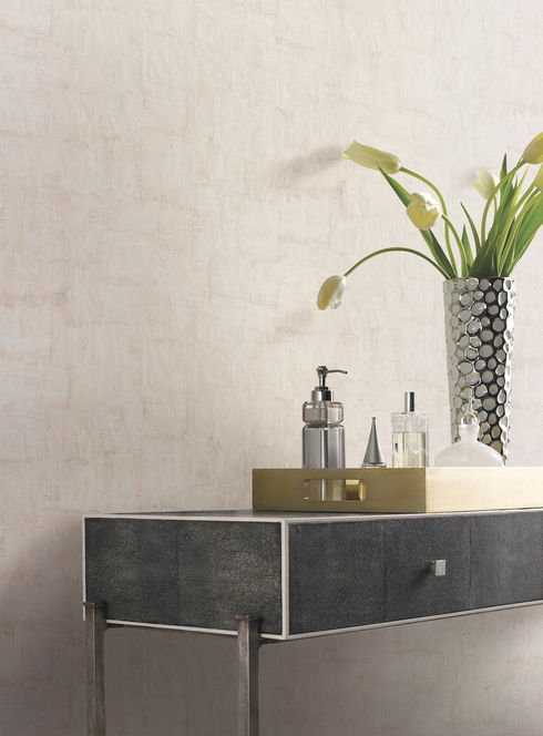 Brushstrokes White Wallpaper