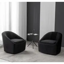 Online Designer Bedroom Arrun Velvet Swivel Barrel Chair