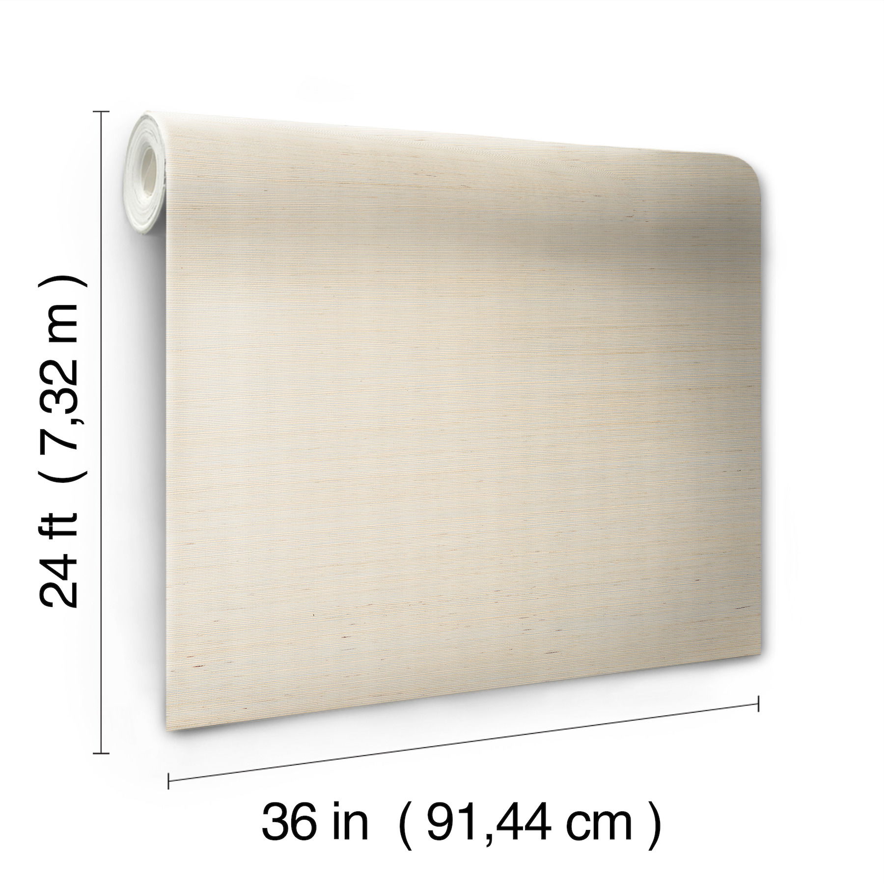 Maguey Sisal Silver Wallpaper large image 