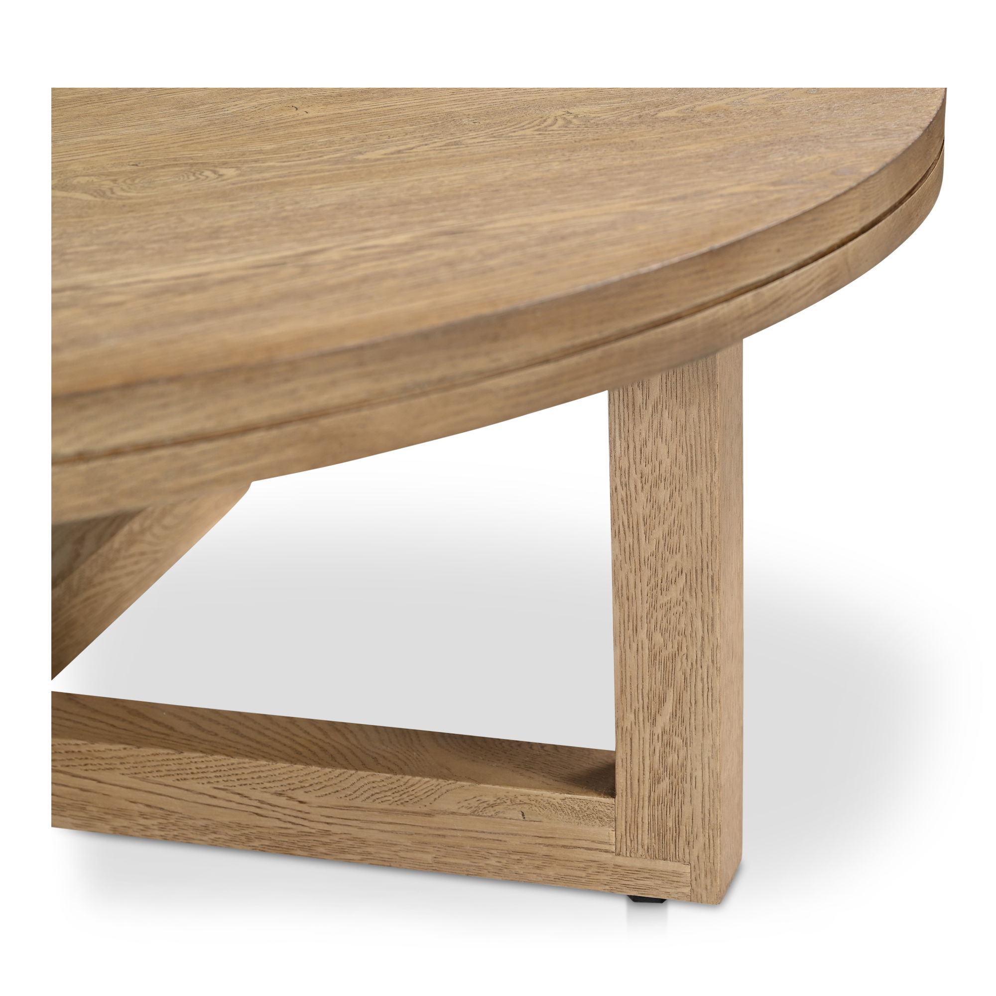 Joel Coffee Table Natural, by Moe's Home, 42" width x 15" height x 42" depth View 5