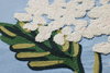 Rifle Paper Co. x Loloi Hydrangea Blue Wall Art, Wall Hanging, 24" length x 29" width thumbnail 7