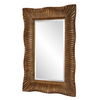 Emerson Scalloped Antique Gold Mirror thumbnail 5