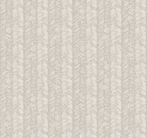 Fractured Herringbone Light Brown Wallpaper