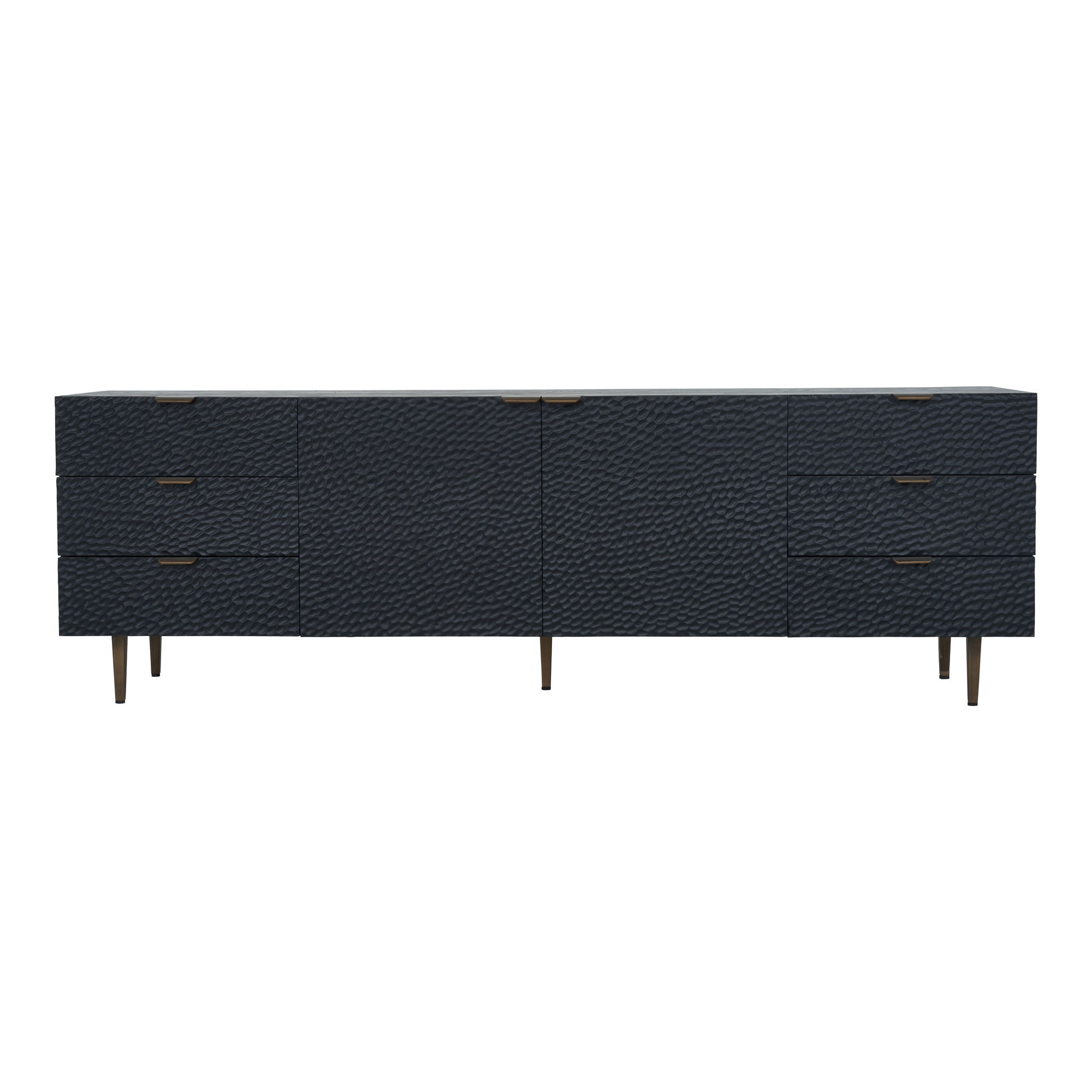 Breu Sideboard Black, Cabinets & Sideboard by Moe's Home, 79.5" width x 26.25" height x 18" depth View 1