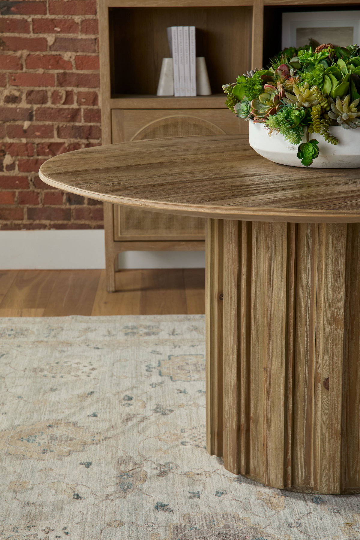 Roma 54' Round Dining Table, by Essentials for Living, 54" width x 30" height x 54" depth View 7