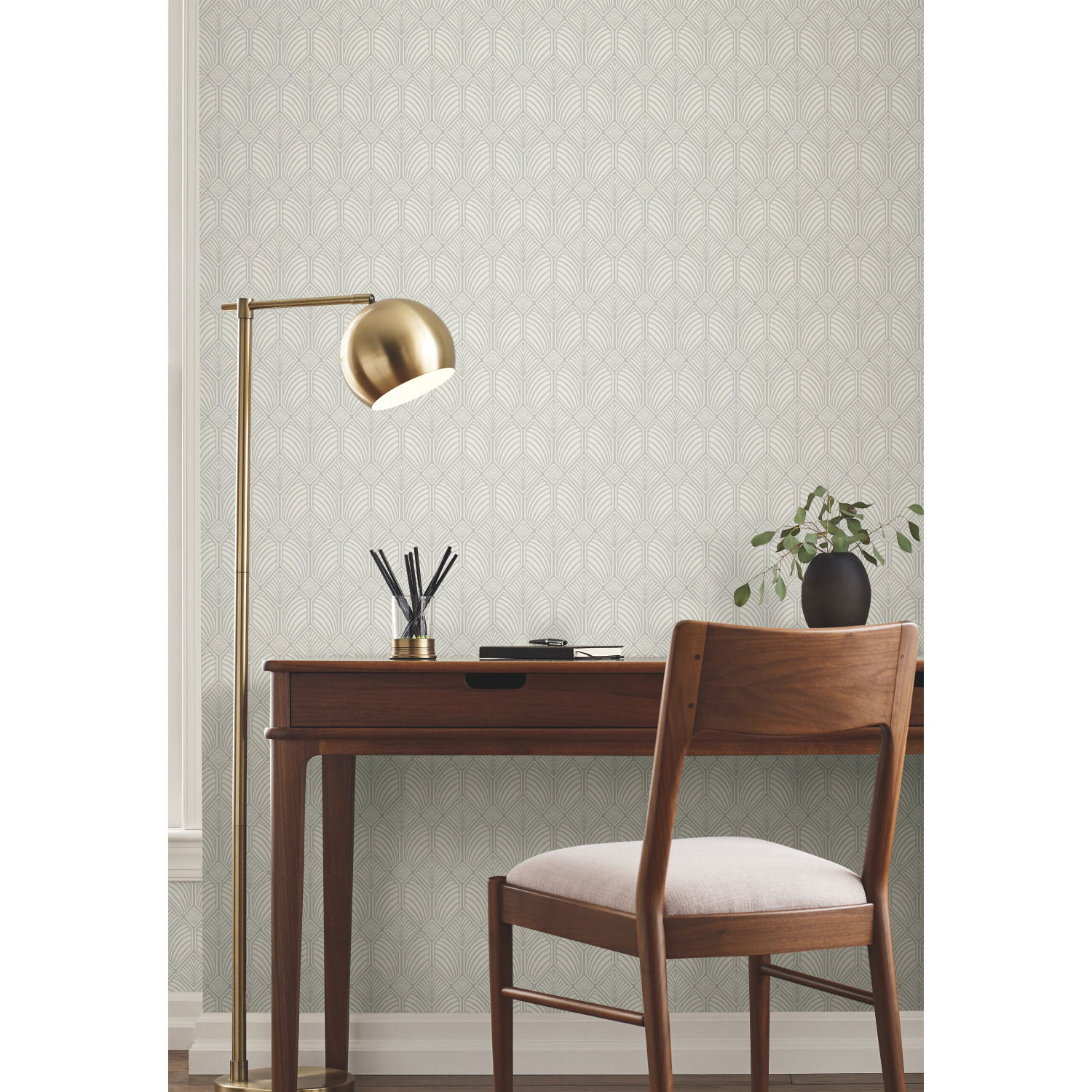 Craftsman Grey Wallpaper large image 