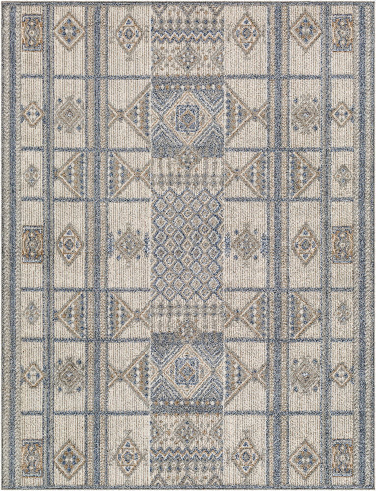 Delphi Machine Woven Rug, by Surya, 9'0.27" length x 6'6.74" width