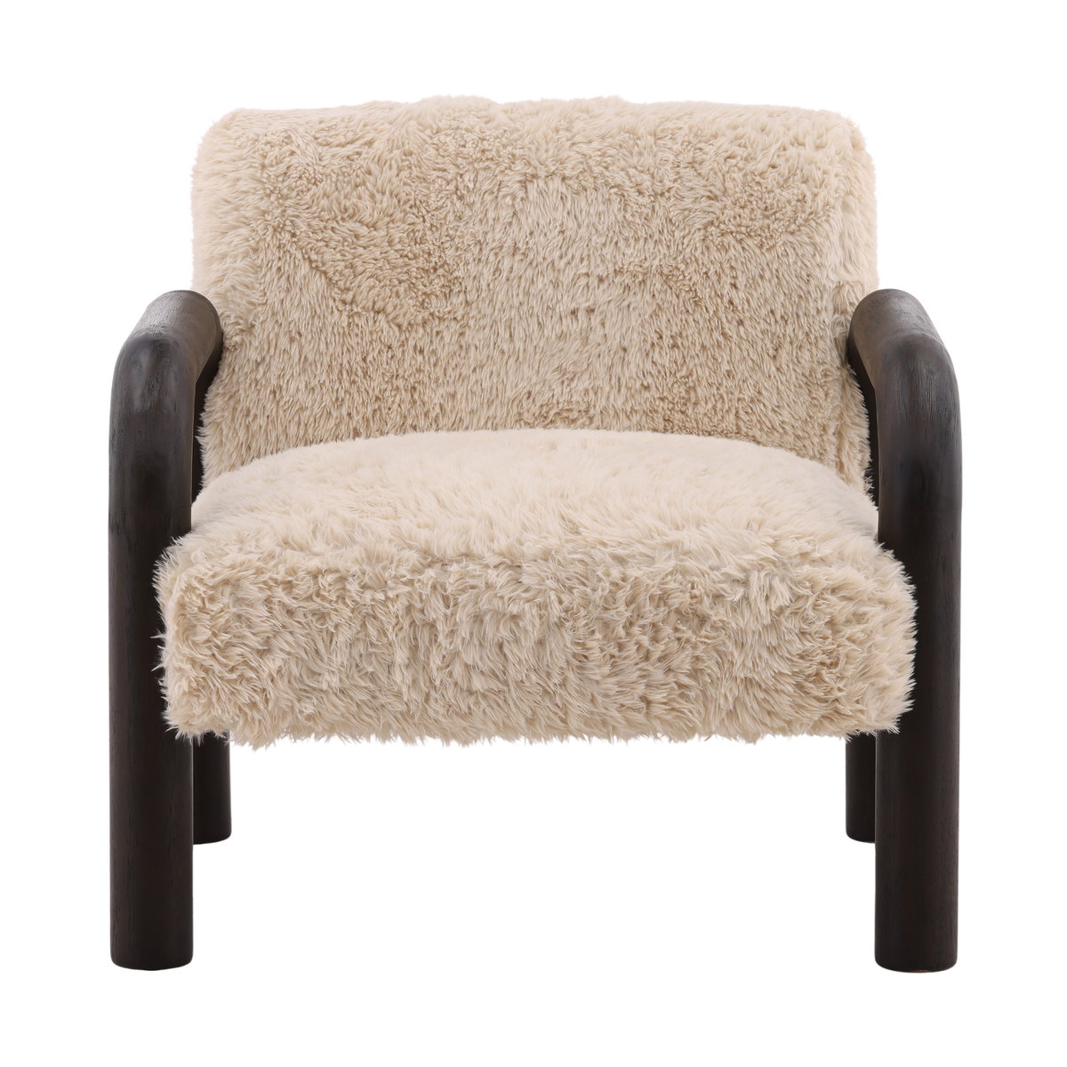 Johnson Occasional Chair Sand, Accent Chair by Dovetail, 31.5" width x 30.5" height x 32" depth View 2