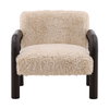 Johnson Occasional Chair Sand, Accent Chair by Dovetail, 31.5" width x 30.5" height x 32" depth thumbnail 2