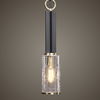Jarsdel 1 Light Industrial Mini Pendant, Ceiling Light by Uttermost, 4.5" width x 23.25" height x 4.5" diameter thumbnail 3
