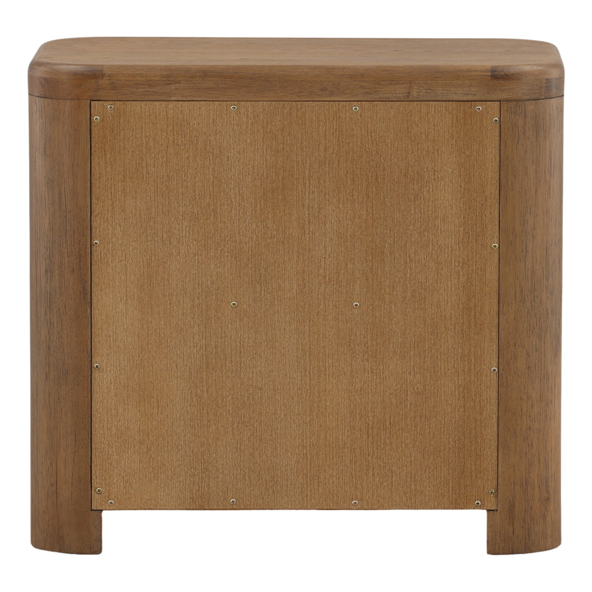 Chadwick Nightstand Brown, by Dovetail, 28" width x 25.6" height x 17.7" depth View 4