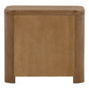 Chadwick Nightstand Brown, by Dovetail, 28" width x 25.6" height x 17.7" depth thumbnail 4