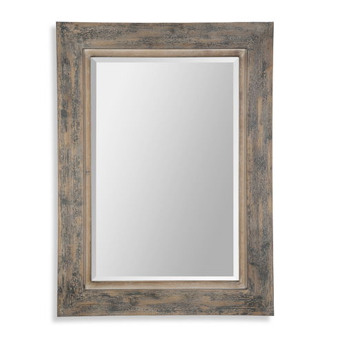 Bozeman Distressed Blue Mirror
