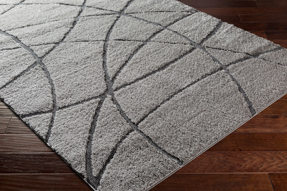Elenor Machine Woven Rug, by Surya, 1'3.75" length x 1'3.75" width
