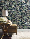 Kingswood Navy & Red Wallpaper, by York Wall, 27' length x 2'3" width x 0.02" depth thumbnail 2