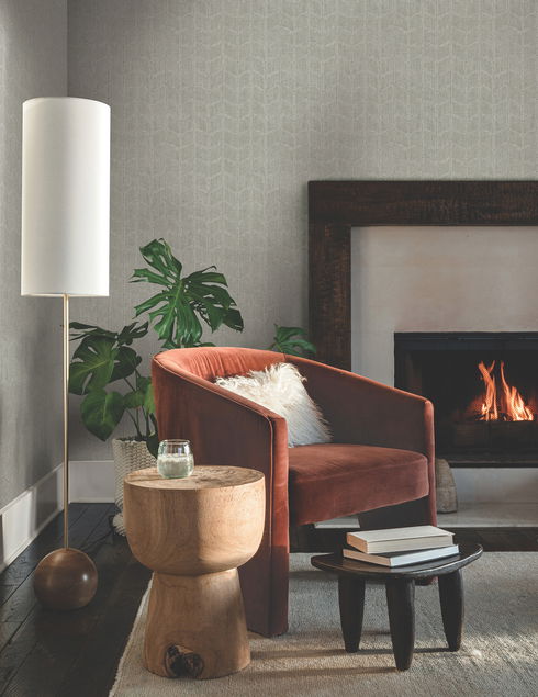 Flatiron Geometric Cement Wallpaper
