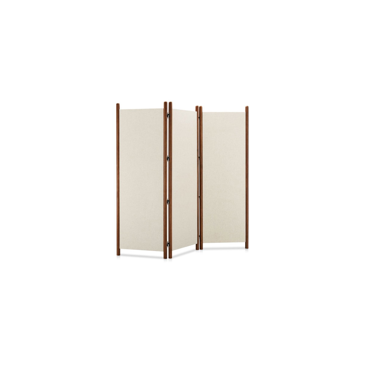 Enni Screen Off White, Room Divider by Moe's Home, 68.5" width x 71" height x 1.57" depth View 1