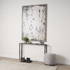 Timothy  48.0 X 8.0 X 30.0 Ebony Black Iron Console Table, by Mercana, 48" length x 8" width x 30" height thumbnail 2