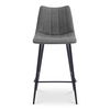 Alibi Counter Stool  Dark Grey-set Of Two, Counter & Bar Stool by Moe's Home, 17.7" width x 37" height x 20" depth thumbnail 4