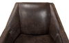 Granville Leather Chair, Seating by Sarreid, 28" length x 28" width x 32" height thumbnail 4