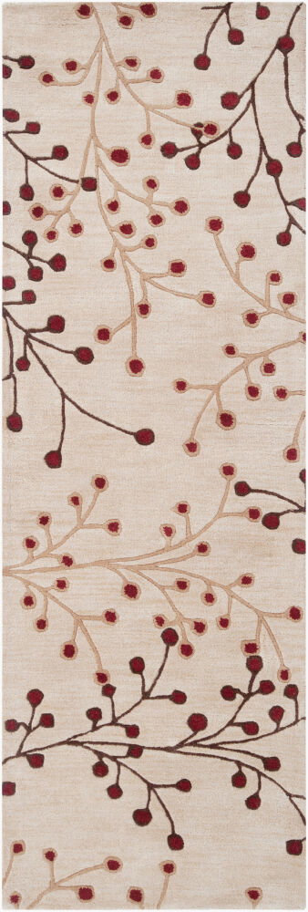 Athena Handmade Rug, by Surya, 8' length x 2'6" width