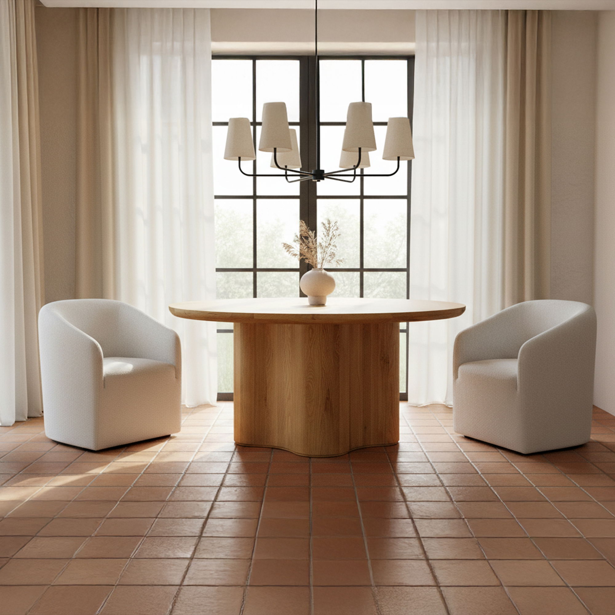 Mathis Chandelier, Pendant by Moe's Home, 37.1" width x 50" height x 37.1" depth View 5