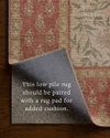 Rifle Paper Co. x Loloi Edinburgh Rug, 1'6" length x 1'6" width thumbnail 7