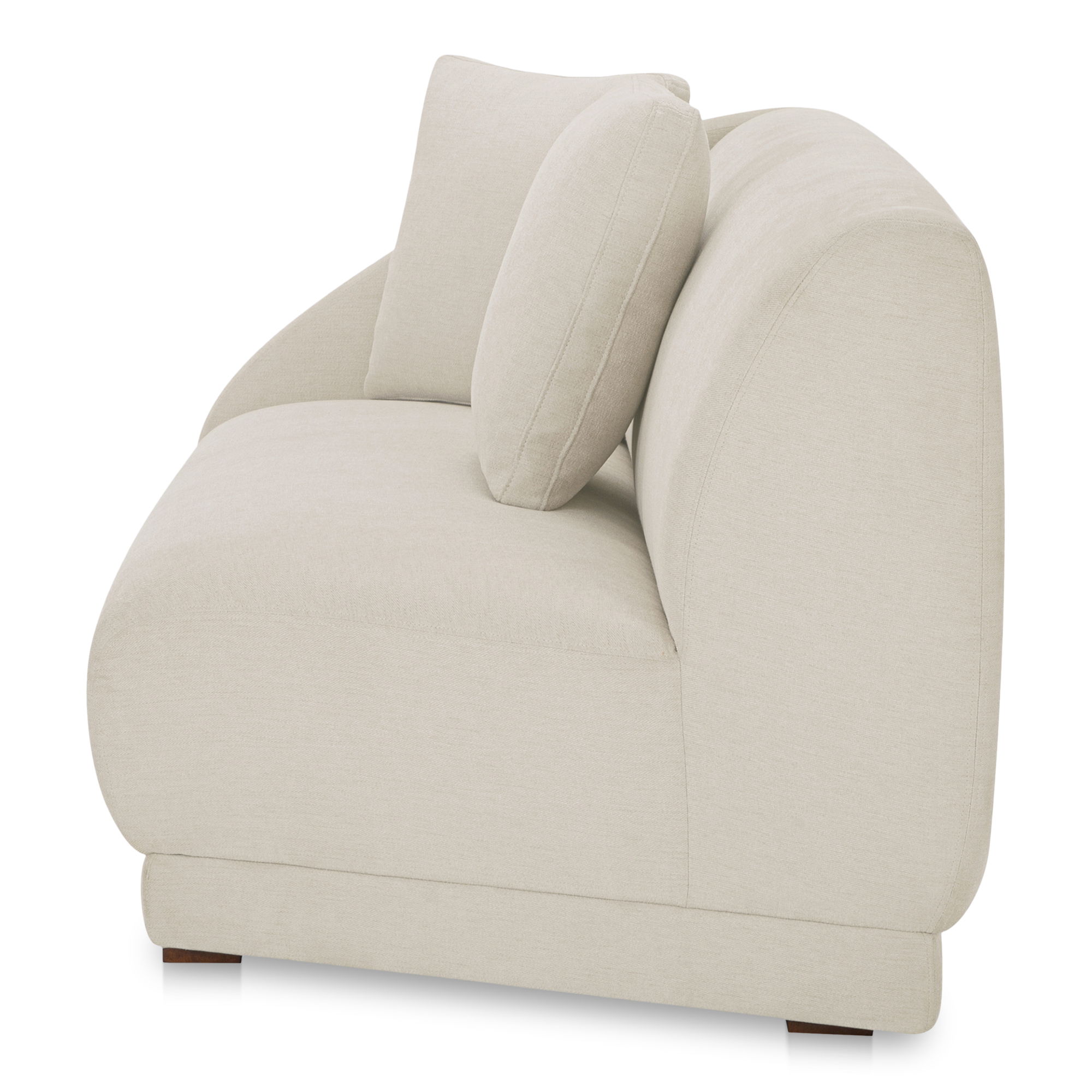 Fraser Left Arm Facing Sofa Off White large image 