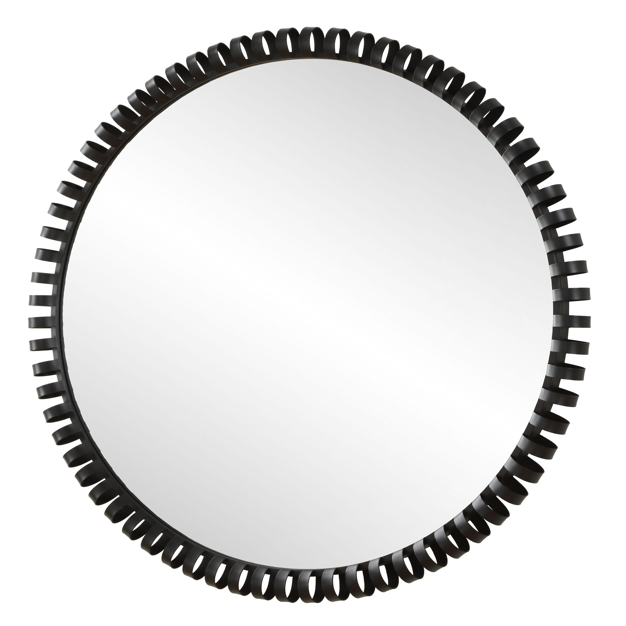 Corona Modern Round Mirror large image 