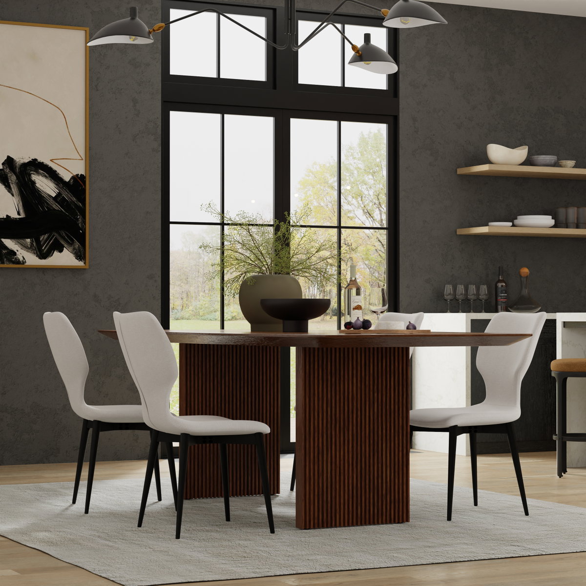 Contour Sidechair, by Sarreid, 1'11" length x 1'6" width x 3' height View 14
