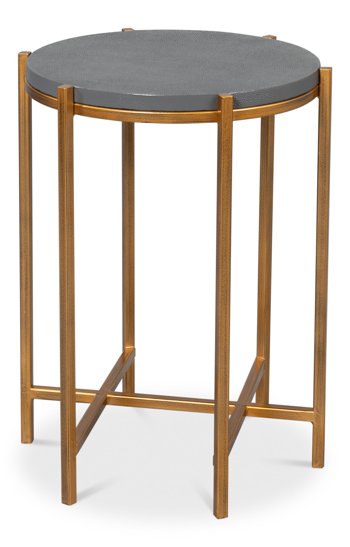 Spence Side Table  Quiet Shade, by Sarreid, 1'4" length x 1'4" width x 1'9" height View 1