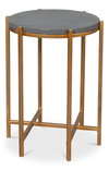 Spence Side Table  Quiet Shade, by Sarreid, 1'4" length x 1'4" width x 1'9" height thumbnail 1