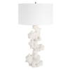 Remnant White Marble Table Lamp, by Uttermost, 17" width x 32" height x 17" depth thumbnail 5