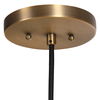 Seagrass 1 Light Dome Pendant, Ceiling Light by Uttermost, 24" width x 21.75" height x 24" diameter thumbnail 7