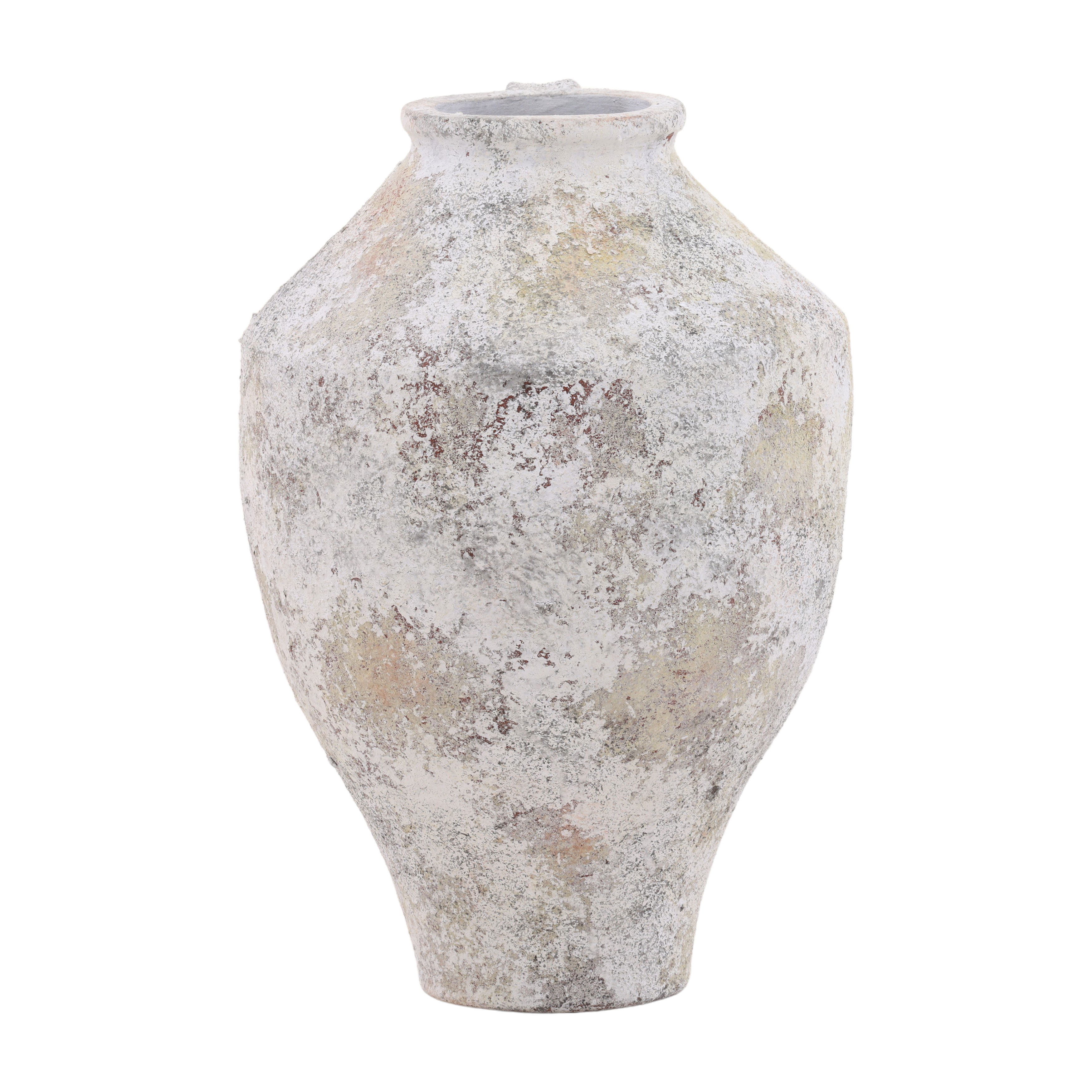 Halina Vase White, Decor by Dovetail, 12.2" width x 18.11" height x 12.2" depth View 3