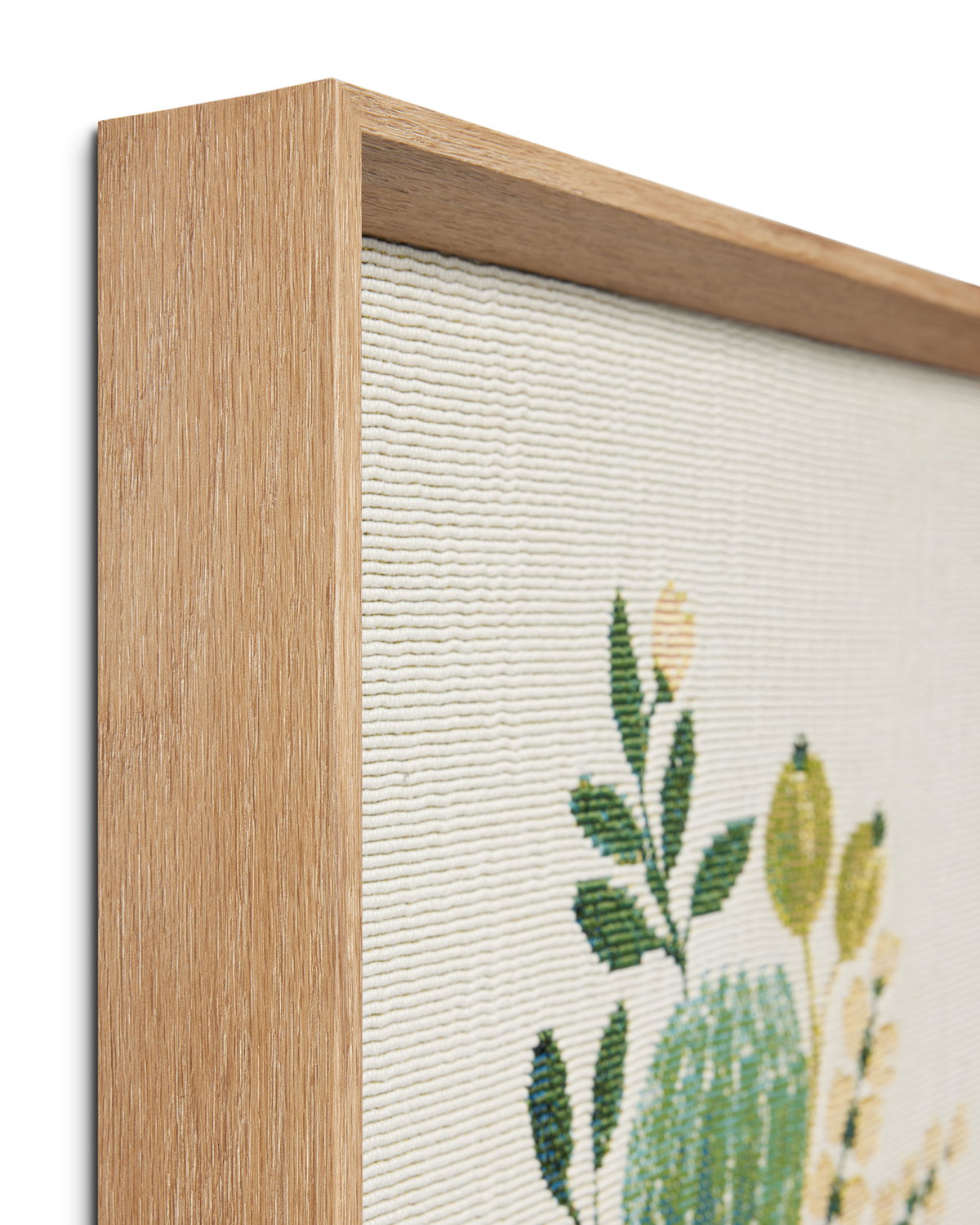 Rifle Paper Co. x Loloi Blue Botanical Wall Art, Wall Hanging, 21" length x 22" width View 2