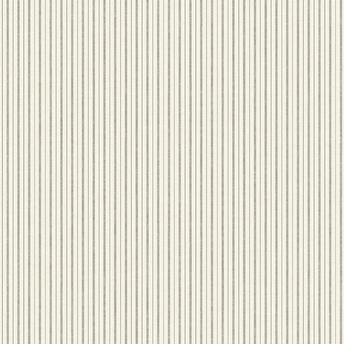 French Ticking Charcoal & Black Wallpaper, by York Wall, 33' length x 1'8.5" width x 0.02" depth View 1