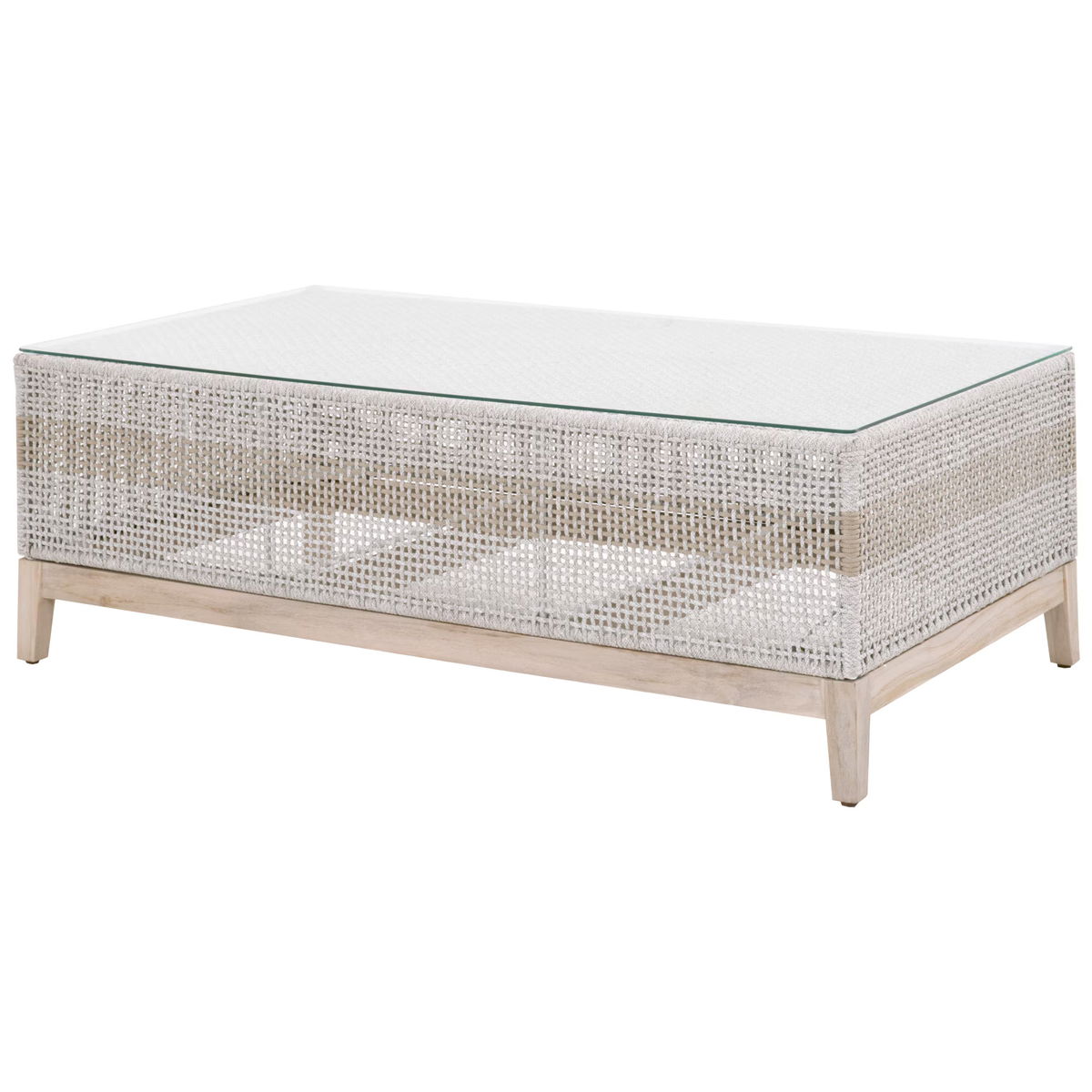Tapestry Outdoor Coffee Table, by Essentials for Living, 50" width x 17" height x 28" depth View 2