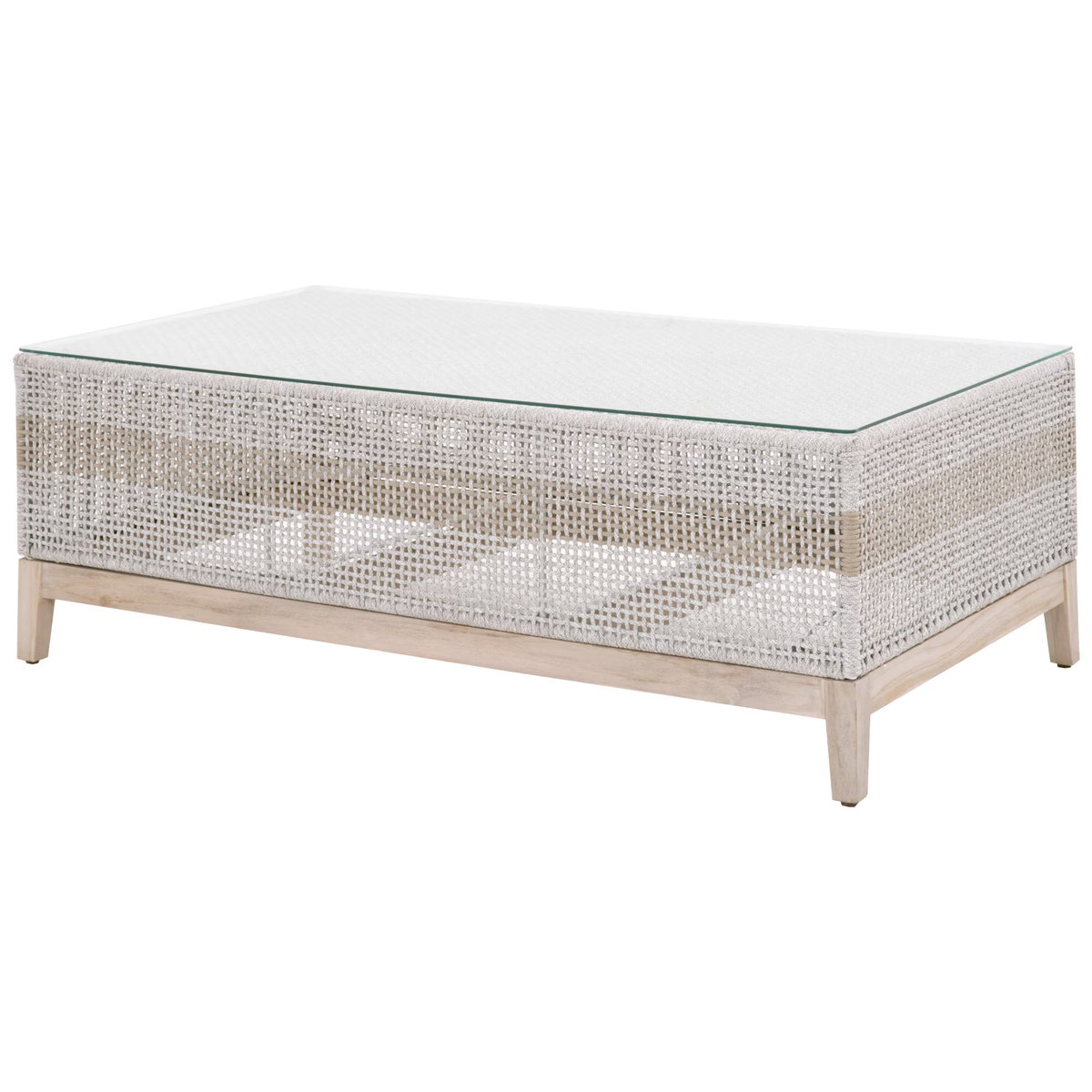 Tapestry Outdoor Coffee Table, by Essentials for Living, 50" width x 17" height x 28" depth View 2