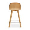 Napoli Leather Counter Stool, Counter & Bar Stool by Moe's Home, 17.3" width x 33.8" height x 18.9" depth thumbnail 4