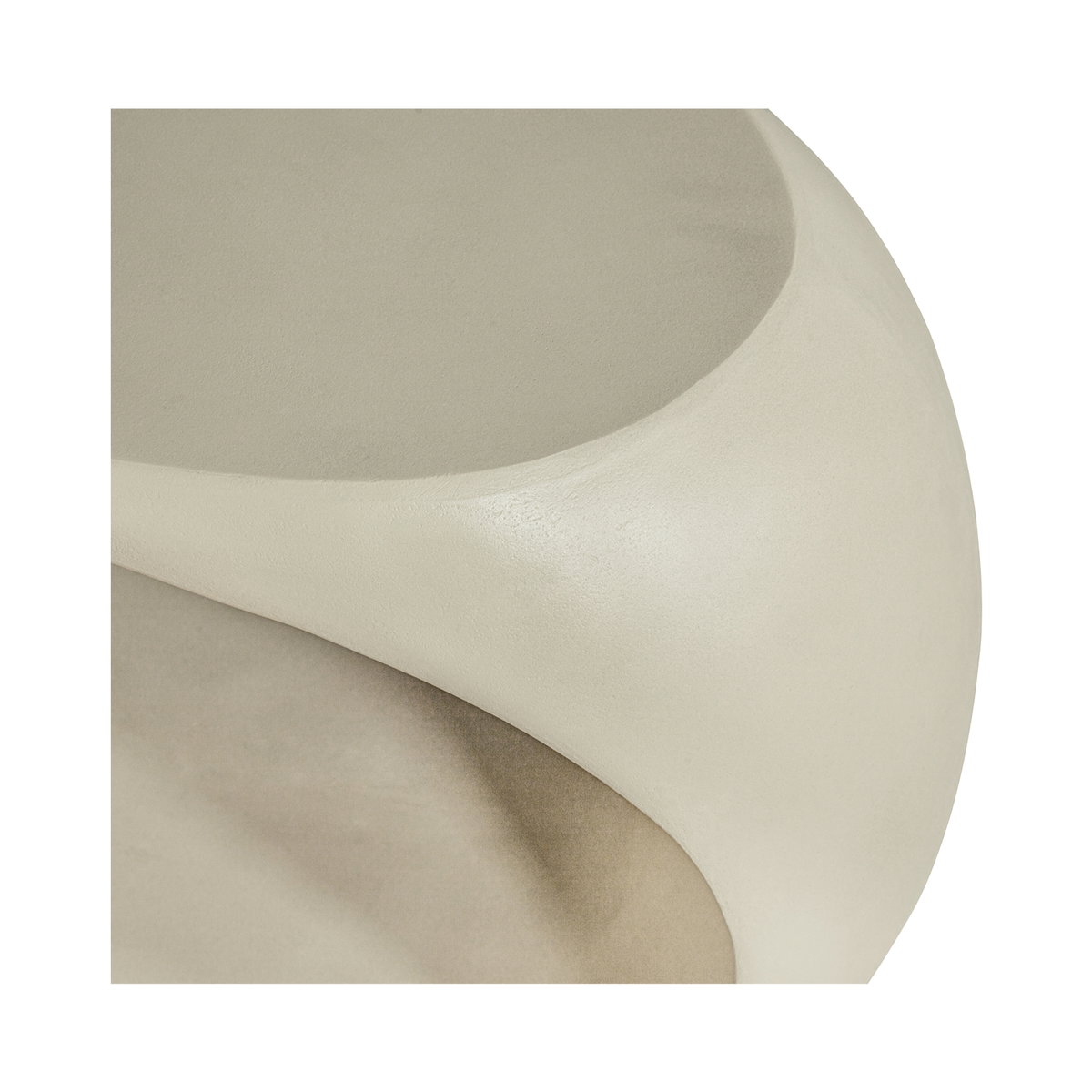 Albers Outdoor Stool Cream, Outdoor Chair by Moe's Home, 2'2.75" width x 1'5.75" height x 1'2.75" depth View 4