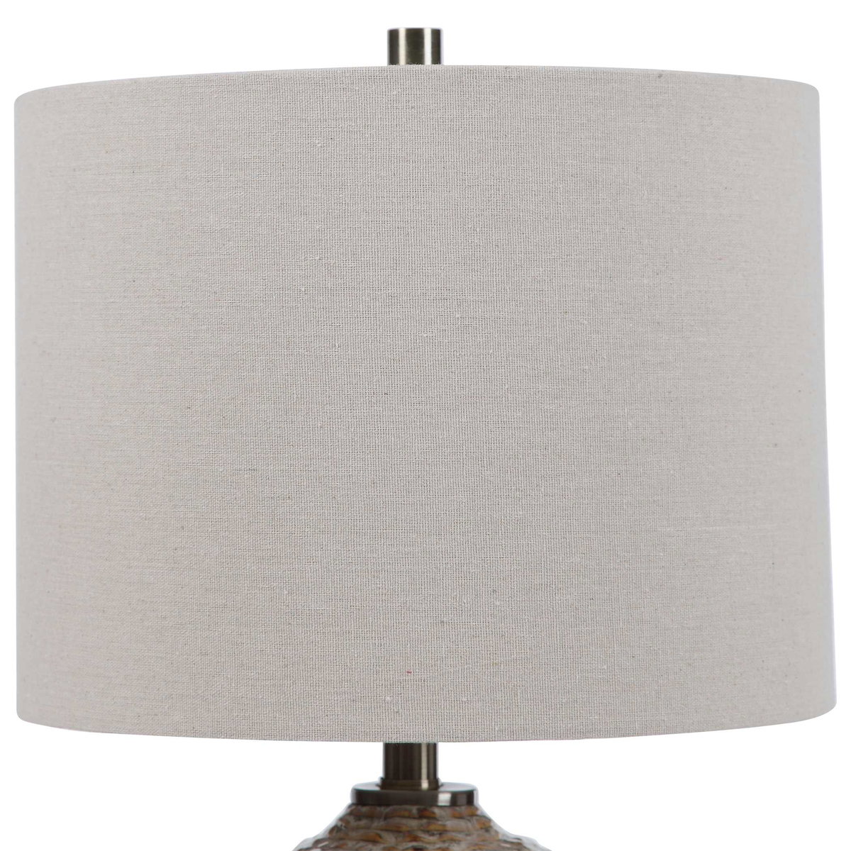 Lagos Rustic Table Lamp, by Uttermost, 14" width x 22" height x 14" depth View 4