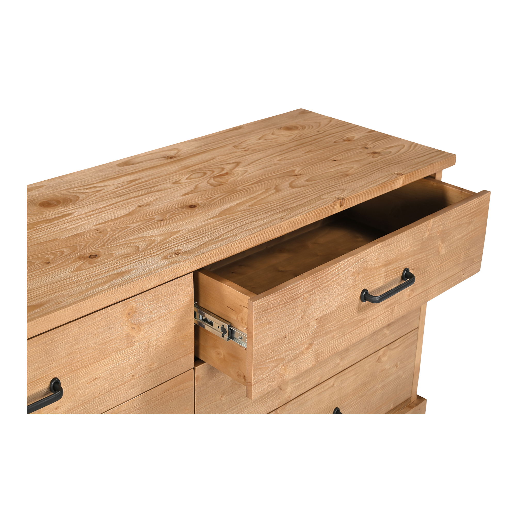 Tade 6 Drawer Dresser Honey Pine large image 