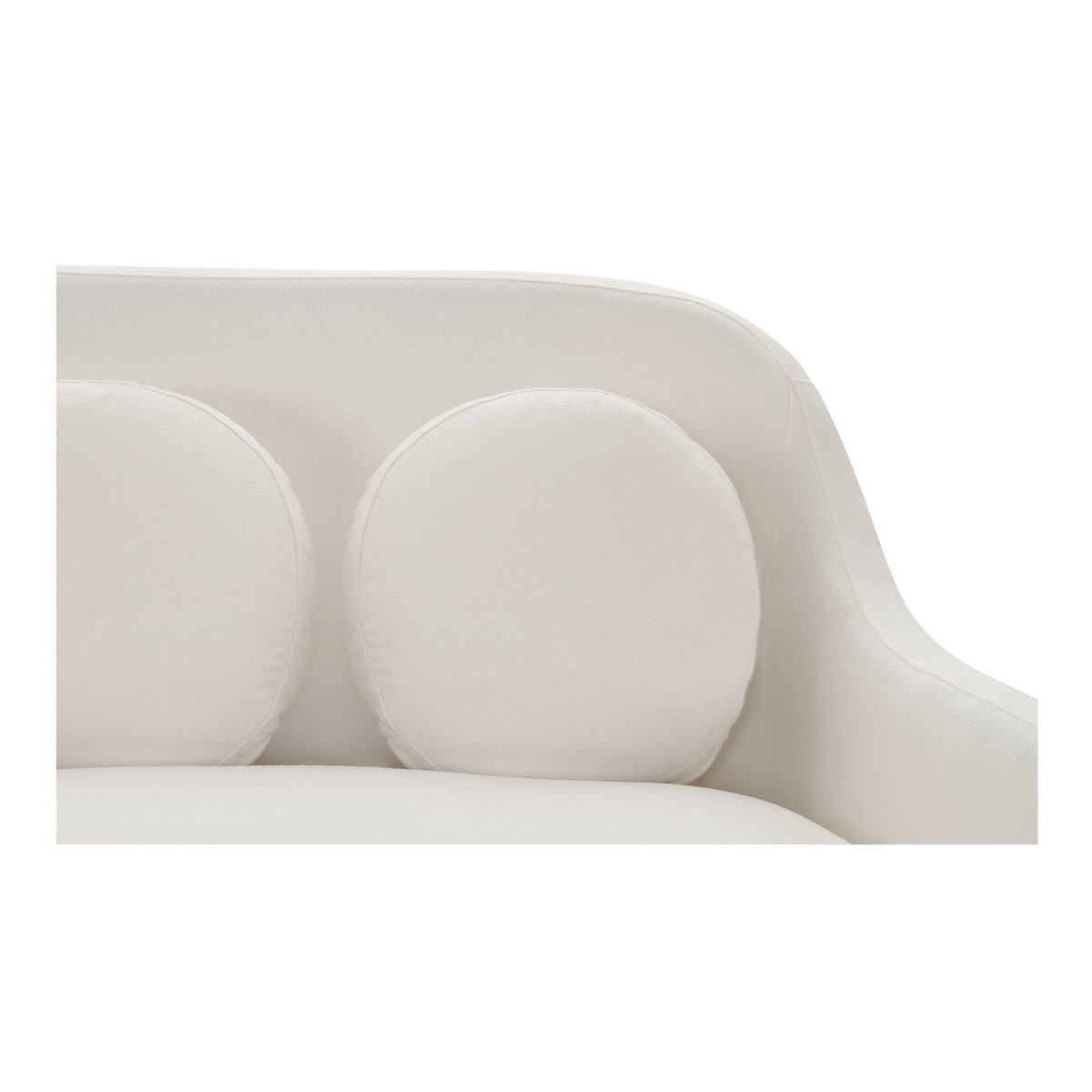 Rialto Sofa White, Sofas & Sectional by Moe's Home, 90" width x 35" height x 33.5" depth View 6